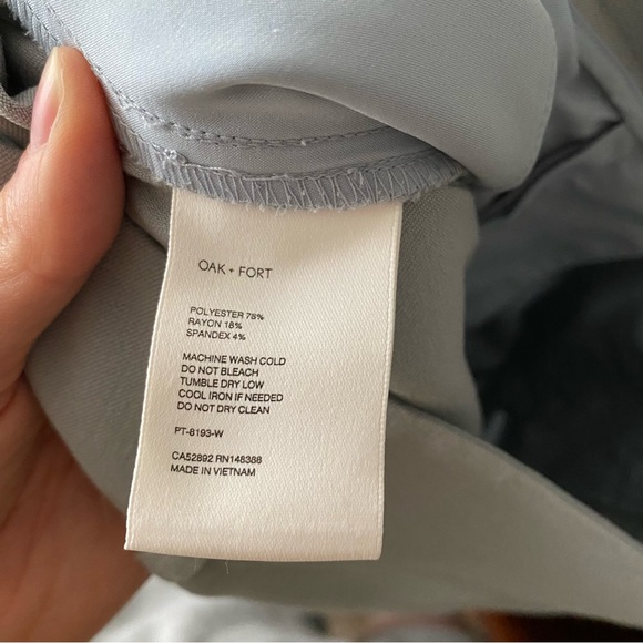 Oak and Fort light blue/grey trousers wide leg - Picture 6 of 6